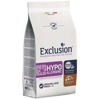 Exclusion crocchette cane  Hypo coniglio e patate medium   2 Kg