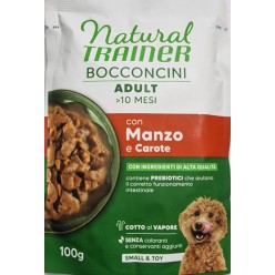 Natural Trainer cane  100 Gr Manzo cibo umido