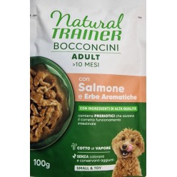 Natural Trainer cane  Busta Salmon 100 Gr cibo umido
