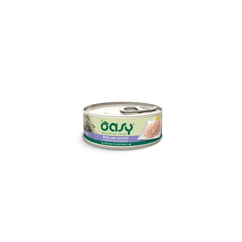 Oasy Dog Sp Naturali 150 G Pollo/Cuccioli cibo umido per cani