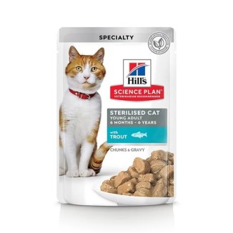 Hill's Bustine Gatto Adult Ster. Trota 85 Gr