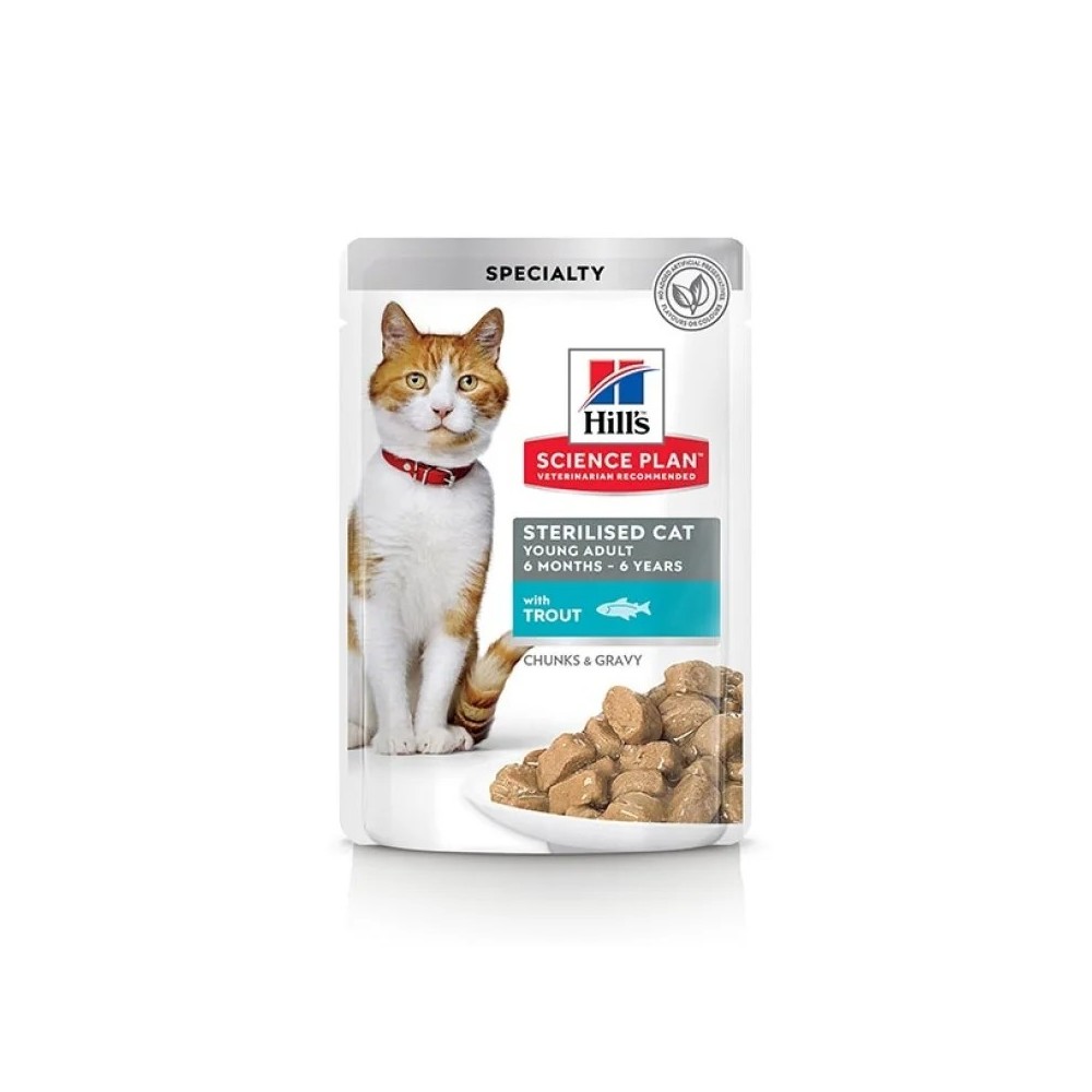 Hill's Bustine Gatto Adult Ster. Trota 85 Gr