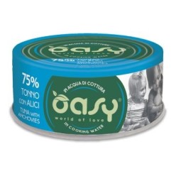 Oasy More Love Lattina Tonno Alici 70Gr cibo umido per gatti