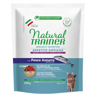 Natural Trainer crocchette gatto  300 Gr Pesce Azzurro