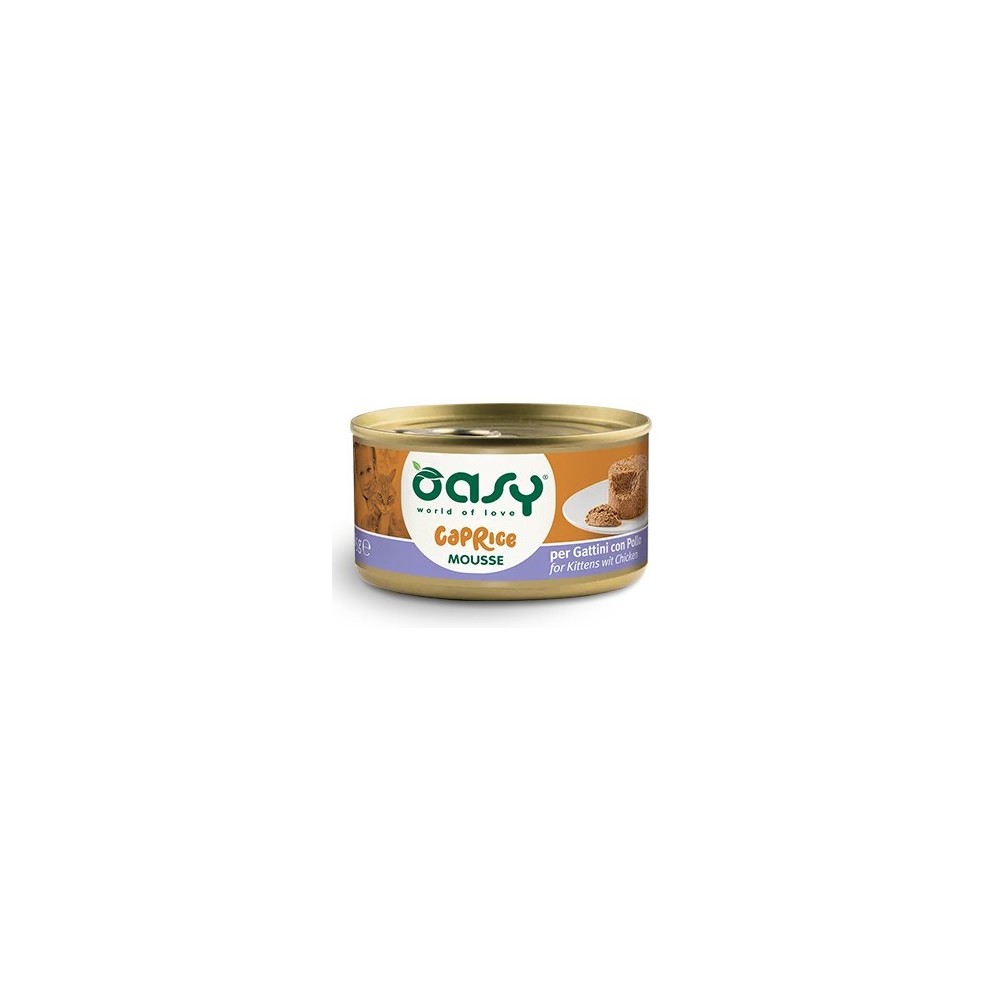 Oasy Mousse 70 Gr Pollo Per Gattini  cibo umido per gatti