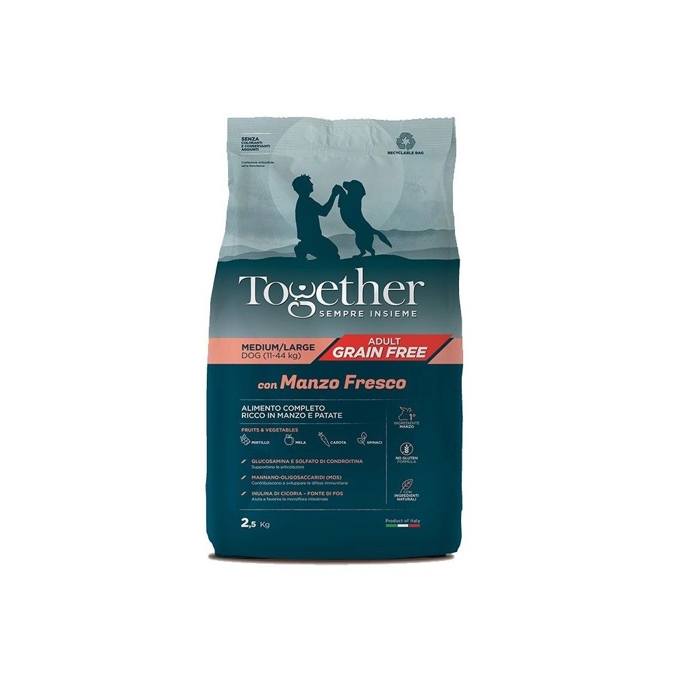 Together Dog Adult Manzo Gf 12Kg