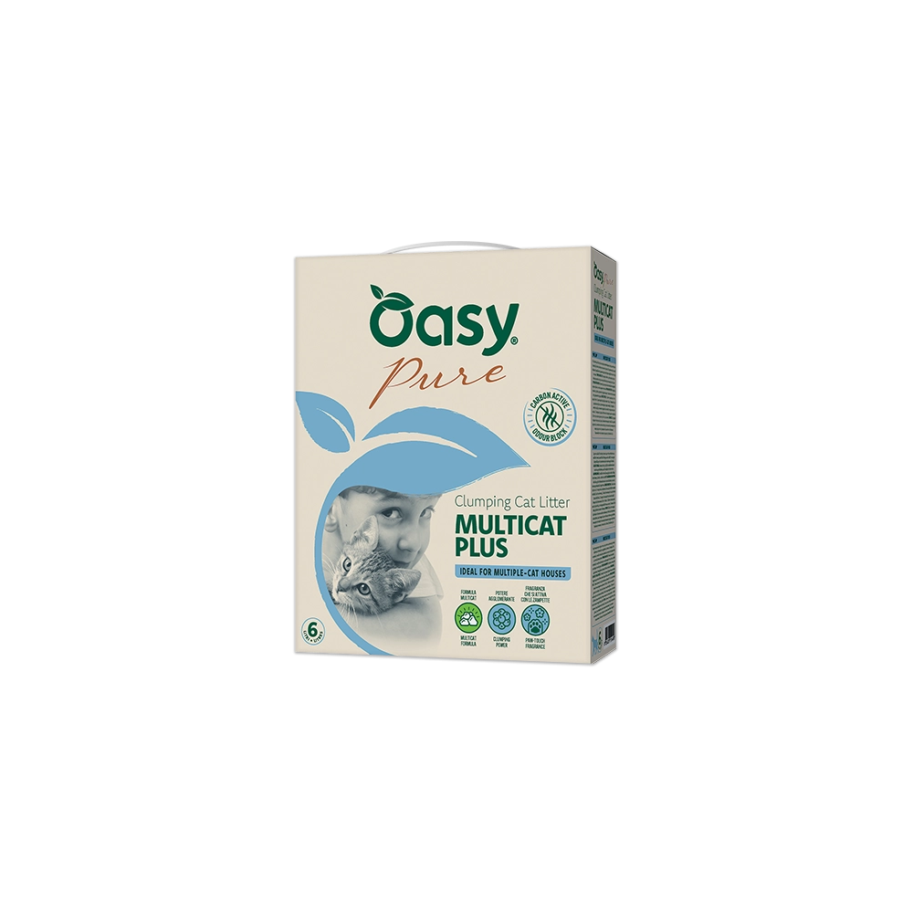 Oasy Lettiera Minerale Pure Multicat 6 Lt