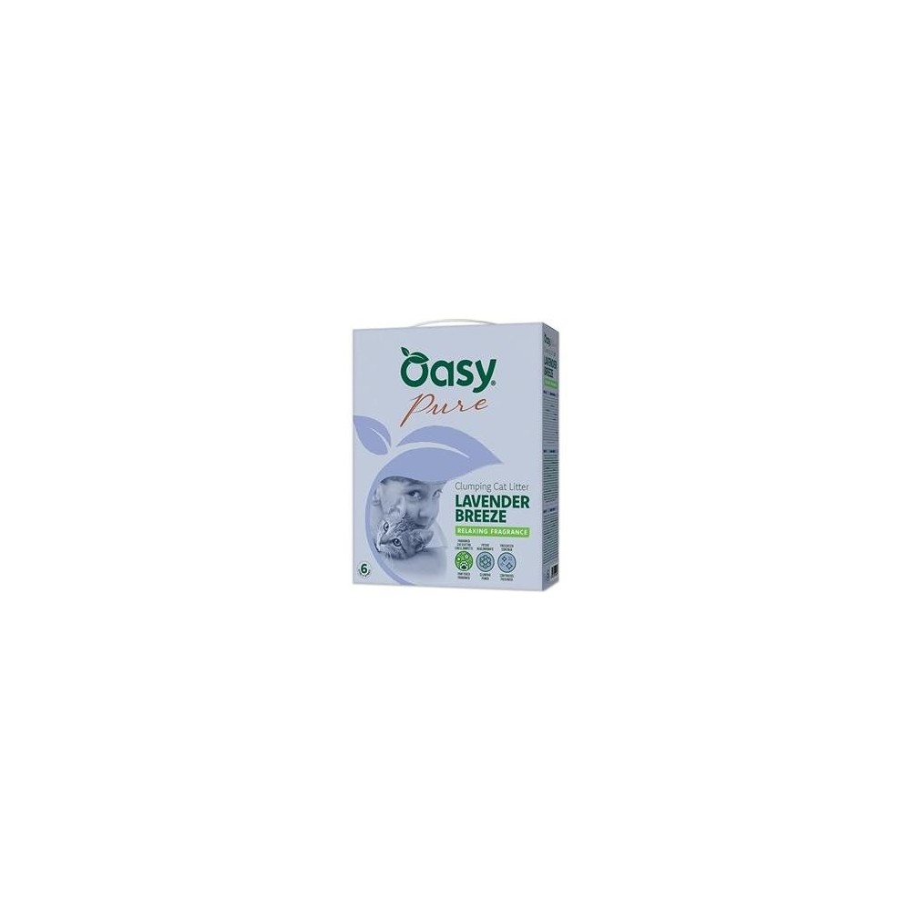 Oasy Lettiera Minerale Pure Lavander 6 Lt