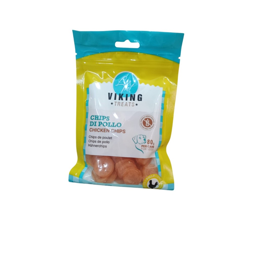 Leopet Viking Chips Di Pollo 80 Gr