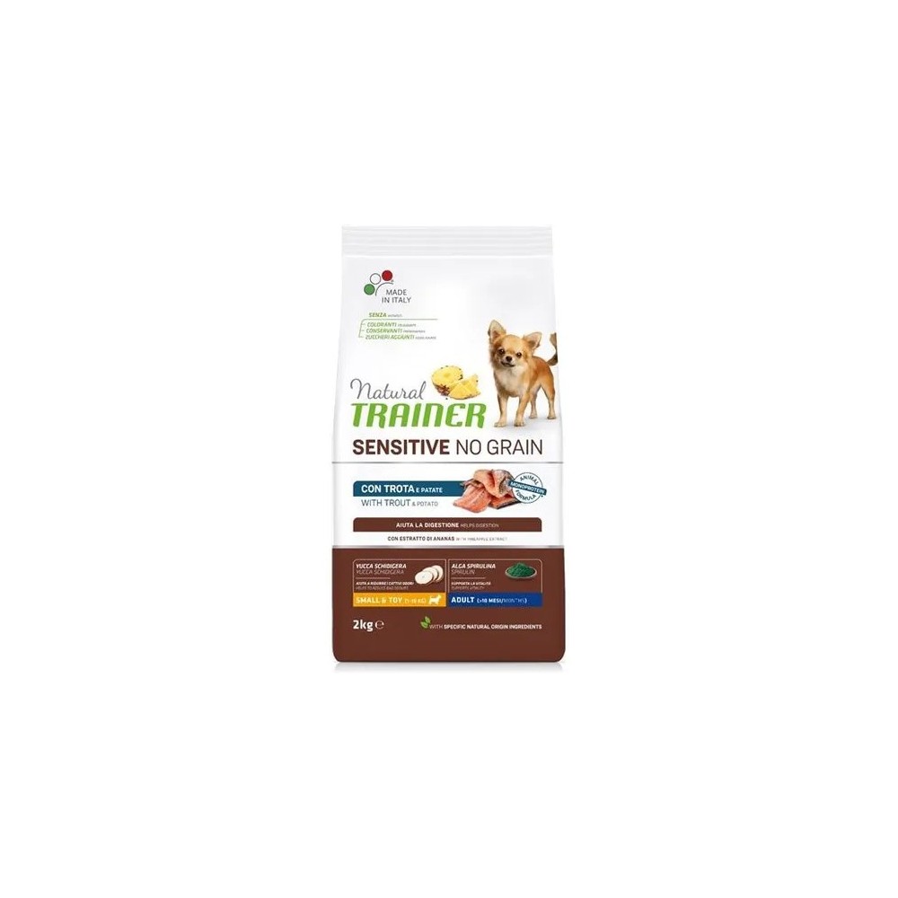 Natural trainer crocchette cane  Mini Grain free Trota 2 Kg