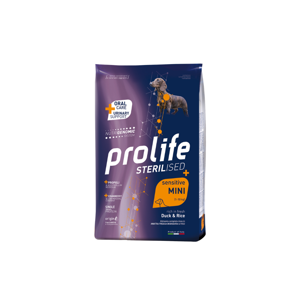 Prolife Crocchette Cane  Sterilised Mini Anatra/Riso 2 kg