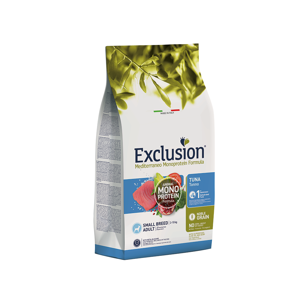 EXCLUSION  Monoproteico Crocchette cane adult medium tonno 500gr