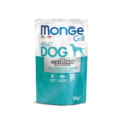 Monge Grill Dog Adult 100 Gr Merluzzo