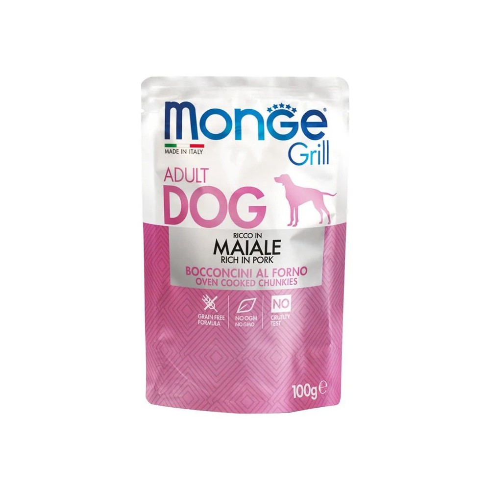 Monge Grill Dog Adult 100 Gr Maiale