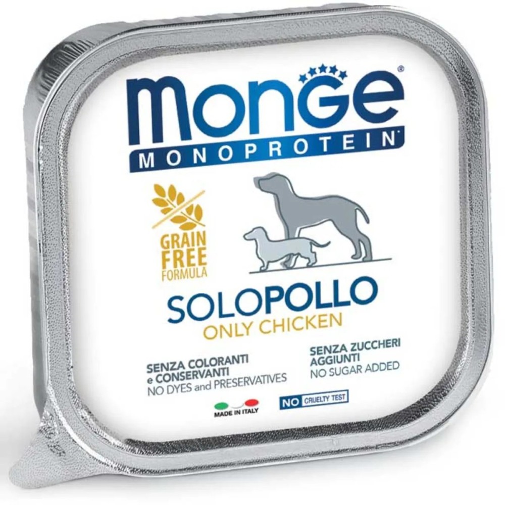 Monge Monoproteico Solo Pollo 150 Gr cibo umido