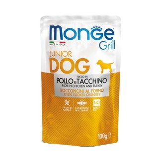 Monge Grill Buste  cibo umido Puppy E Junior 100 Gr