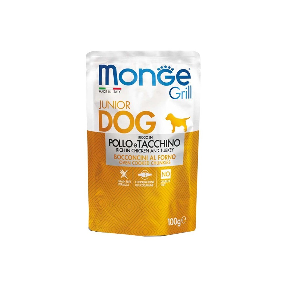 Monge Grill Buste  cibo umido Puppy E Junior 100 Gr