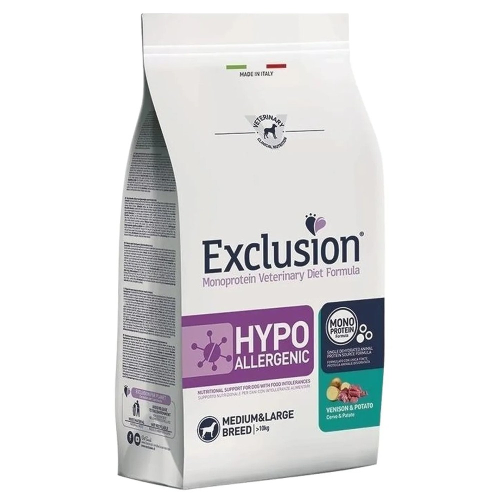 Exclusion  Diet crocchette cane Hypo  cervo e piselli 2 Kg