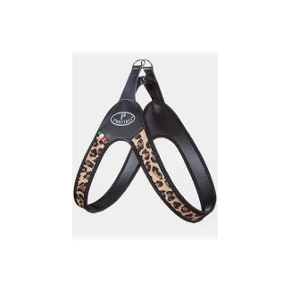 Pettorina Pratiko Maculata Marrone+Clip Tg.1.5