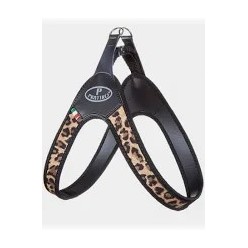 Pettorina Pratiko Maculata Marrone+Clip Tg.1.5