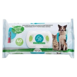 Leopet Salviette Aloe 40 Pz