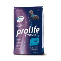 Prolife Crocchette Cane Sterilised Mini Merluzzo /Riso 2 Kg