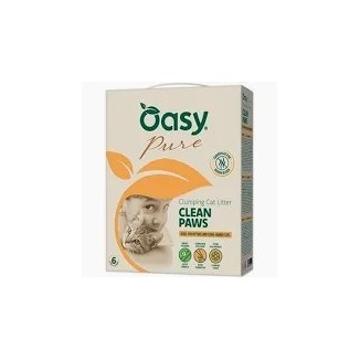 Oasy Gatto Lettiera Carboni  Attivi per gatti e gattini a pelo lungo 6 Lt