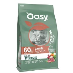 Oasy Original Formula  Crocchette Gatto Adult Sterilizzato Agnello 300 Gr