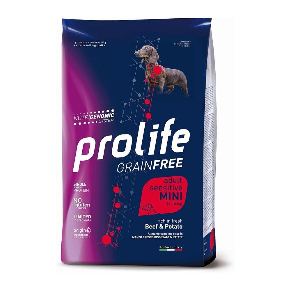 Prolife Crocchette cane  Grain free Manzo/Patate 2 Kg