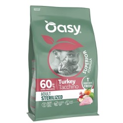 Oasy Adult  Gatto Sterilised Tacchino 1.5Kg