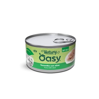 Oasy Natury Softy Jelly 85 Gr Tonno/Aloe Cibo umido per gatti