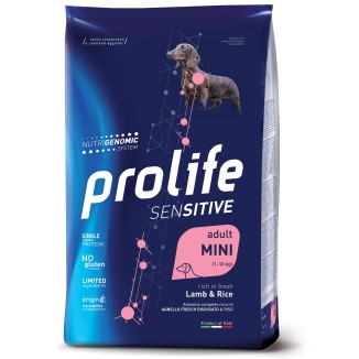Prolife Crocchette Cane  Agnello e Riso Mini 2Kg