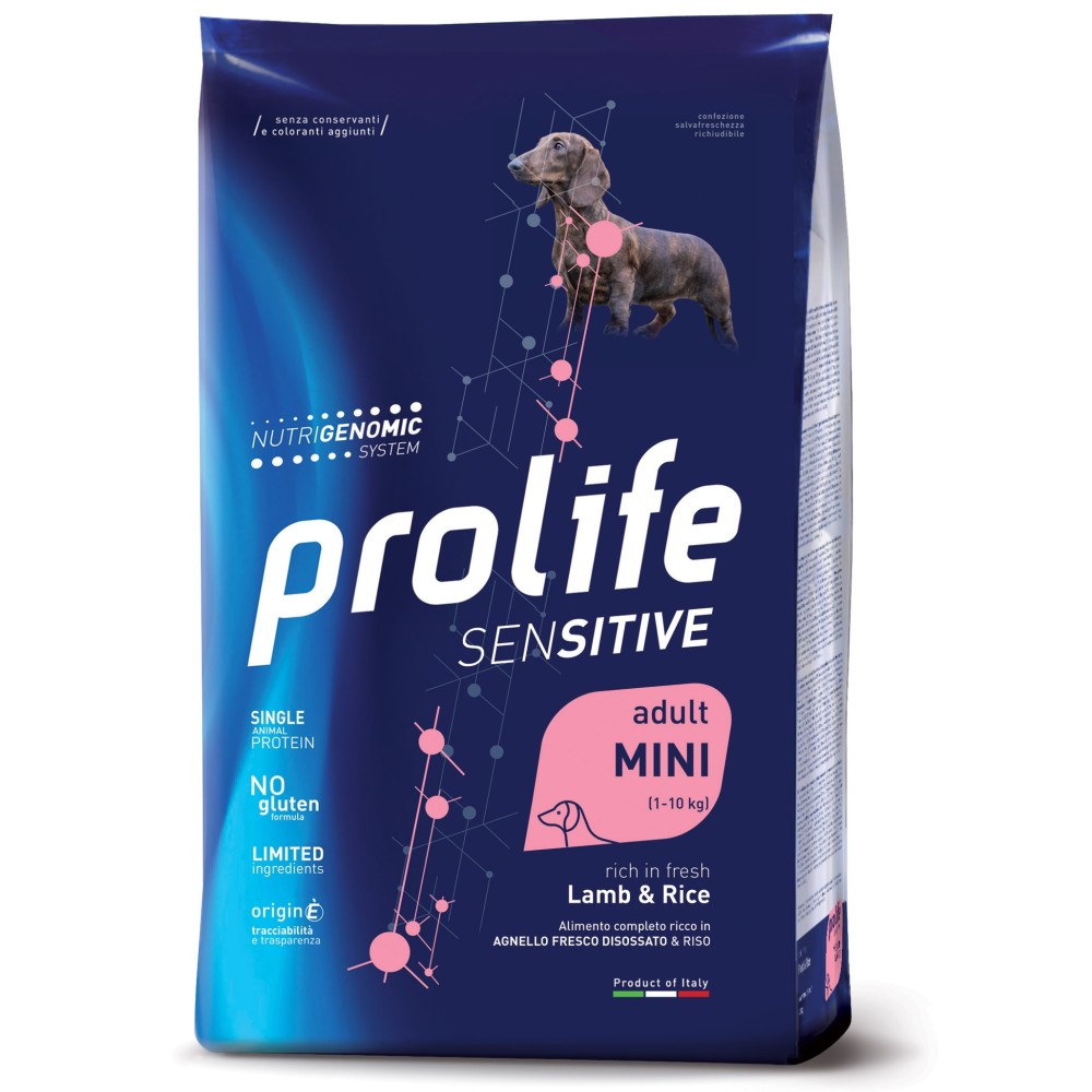 Prolife Crocchette Cane  Agnello e Riso Mini 2Kg