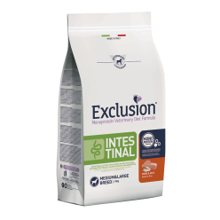 Exclusion Crocchette cane intestinal maiale e riso medium large 12 kg