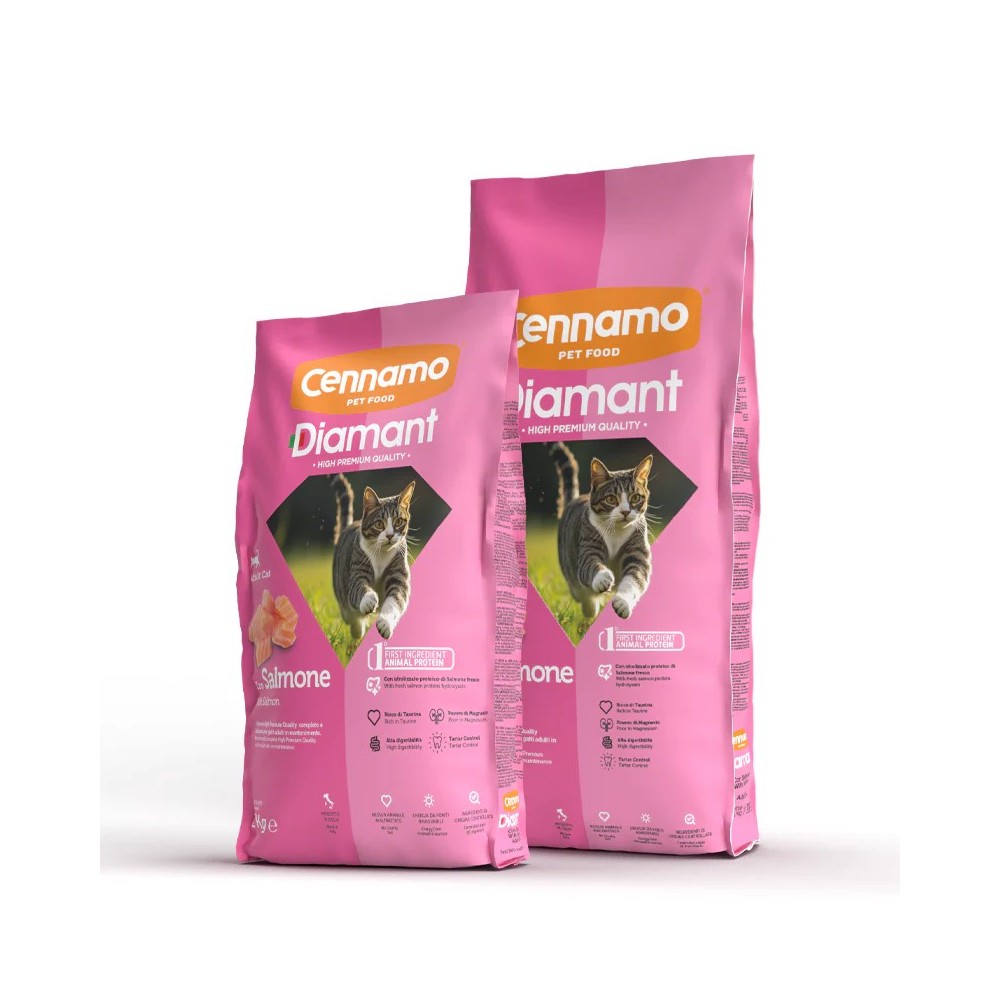 Diamant Gatto Salmone 15 Kg