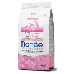 Monge Dog crocchette cane Adult Maiale Riso 12Kg