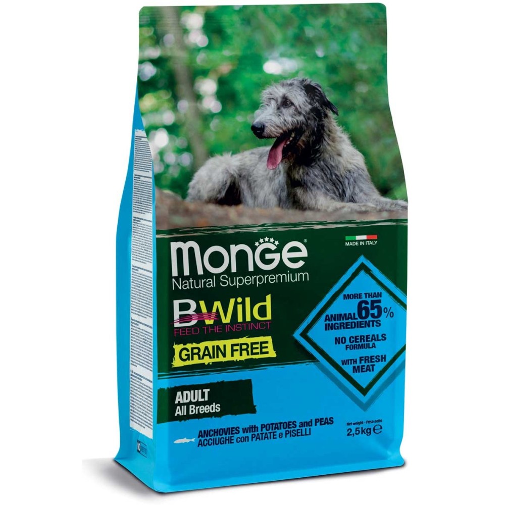Monge Bw All Breeds Dog Adult Acciughe 2.5 Kg