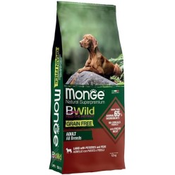 Monge BWild Grain Free crocchette cane adult   Agnello Patate Piselli 12K