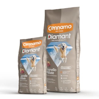 Cennamo - Diamant Cennamo Adult con Agnello e Patate 15kg crocchette cane