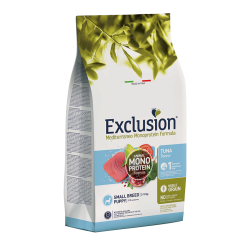 Exclusion  Monoprotetico crocchette cane Puppy Tuna Small 500 gr