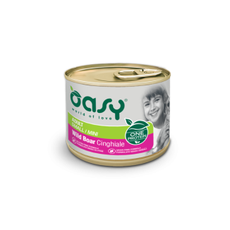 Oasy Dog Monoproteico Mini Lattine 200 Gr Cinghiale cibo umido