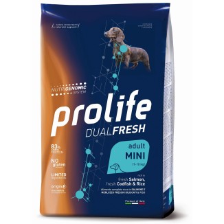 Prolife Crocchette cane dual fresh Salone Merluzzo Mini 2Kg
