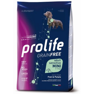 Prolife Adult Crocchette  Cane Mini 2 Kg Grain free Fish /Patate