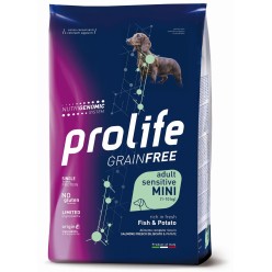 Prolife Adult Crocchette  Cane Mini 2 Kg Grain free Fish /Patate