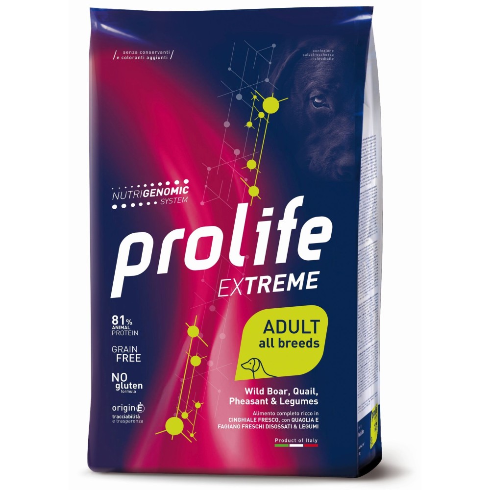 Prolife Dog Ex Wild/Qua/Phe 10 Kg