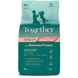 Together Dog crocchete per cani Sensitive Salmone 12 Kg