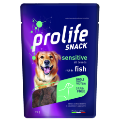 Prolife Dog Snack Monoproteico Grain Free  Pesce 90 Gr