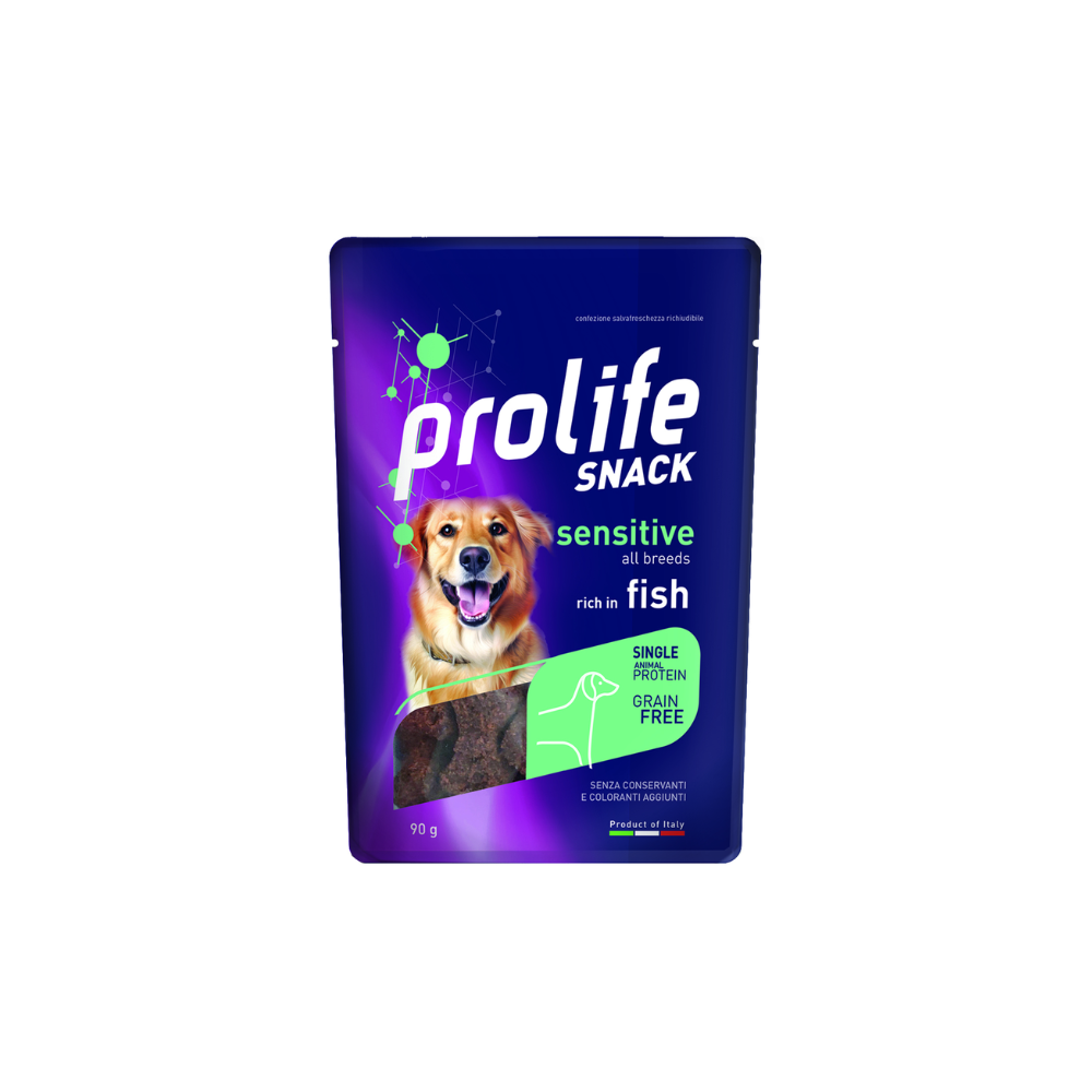 Prolife Dog Snack Monoproteico Grain Free  Pesce 90 Gr