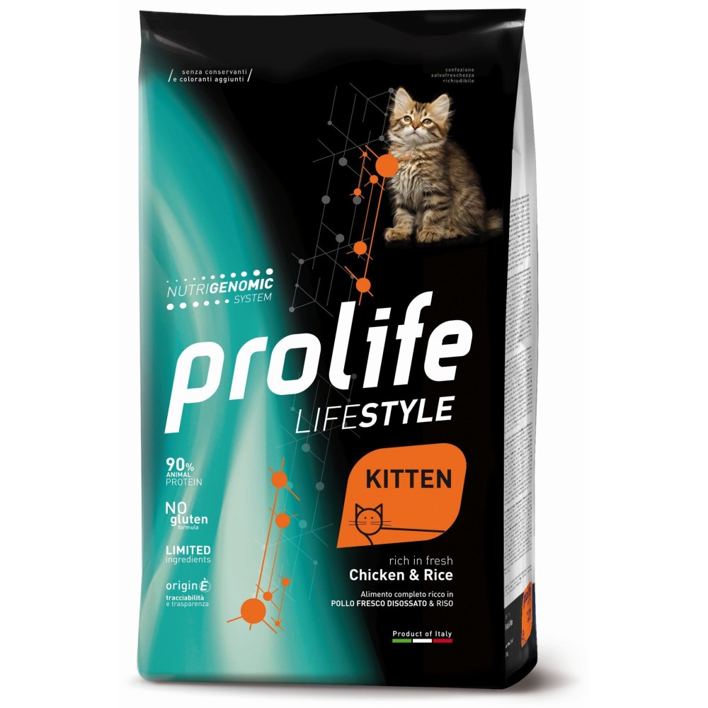 Prolife Lifestyle Crocchette Kitten Pollo 1.5