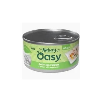 Oasy Natury Jelly Dog 150 Gr Pollo/Verdure Cibo umido per Cani